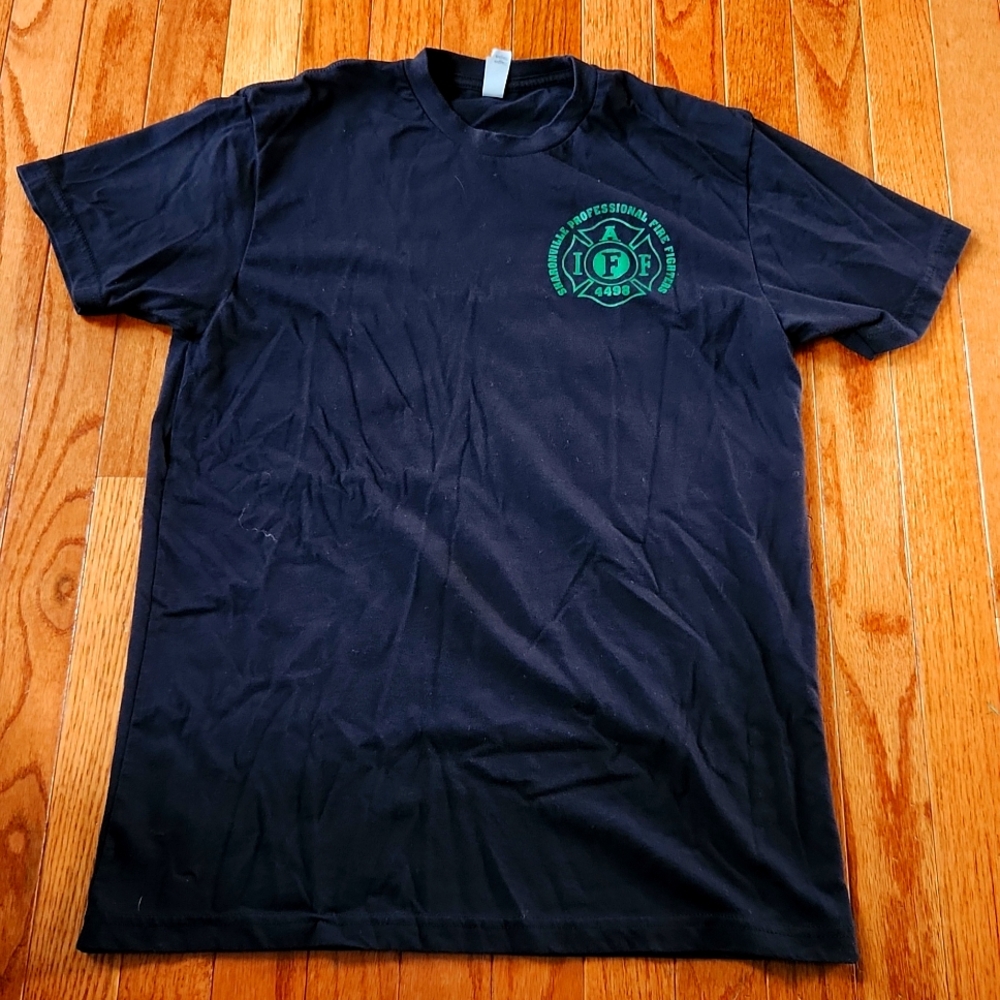 Fire house support tshirt size medium black